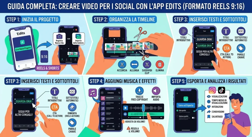 Come creare un video per i social